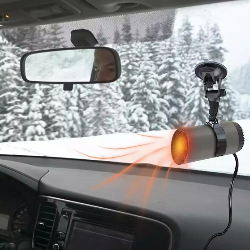 Portable Car Heater Defroster With Holder Fast Heating Windshield Defogger 5