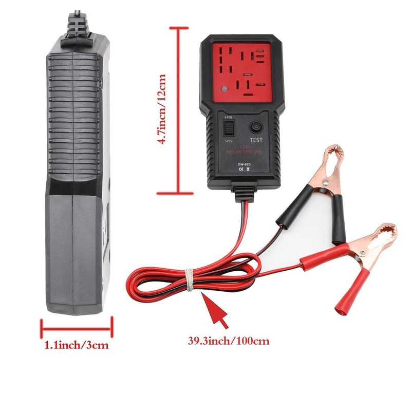 Universal Automotive Relay Tester 4 Pin 5 Pin Relay Analyzer Tool 2