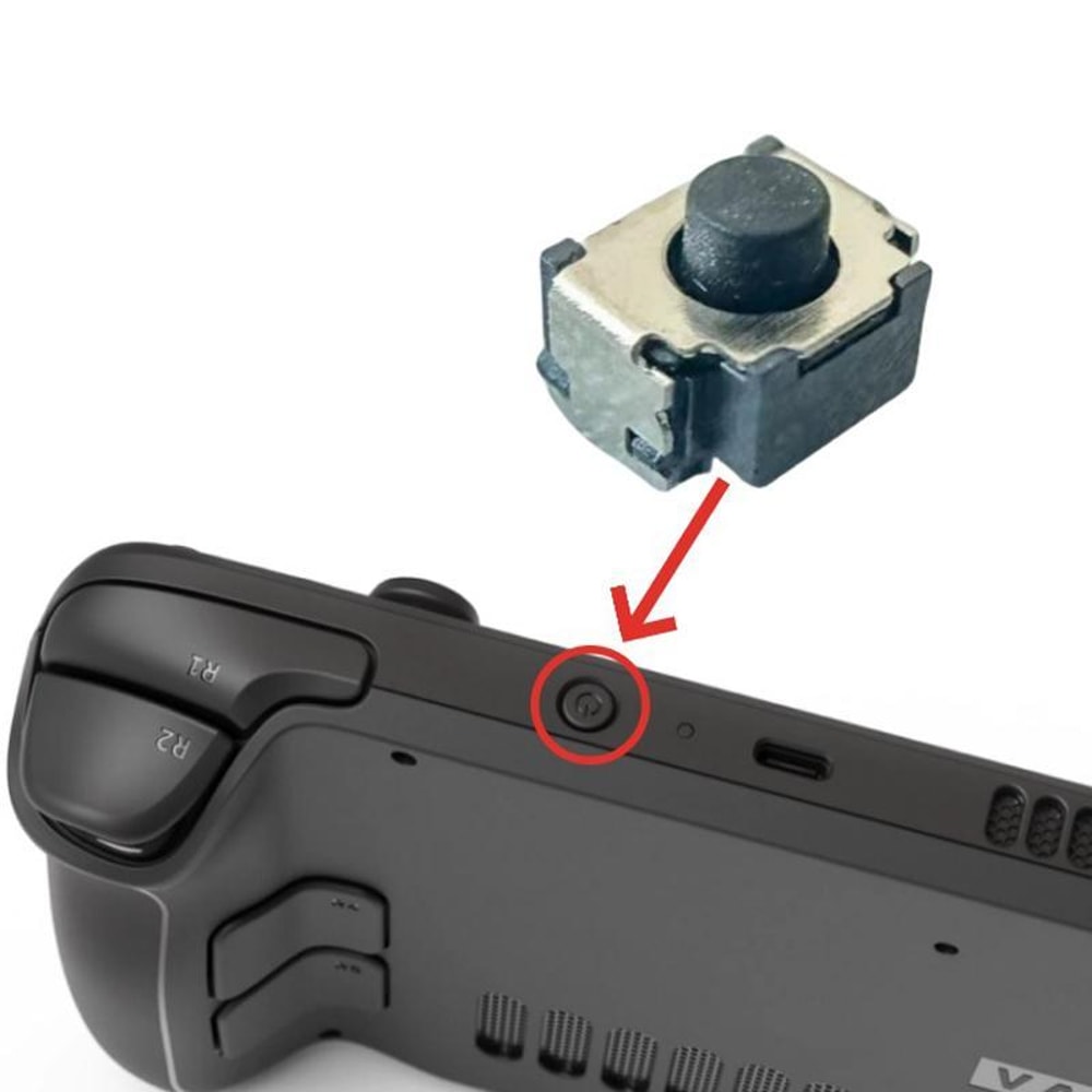 Steam Deck Power Button Replacement Switch On Off Tap Key Repair Part