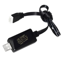 smart usb lithium battery charger cable with led indicator fast safe charging