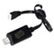 Smart USB Lithium Battery Charger Cable with LED Indicator Fast Safe Charging