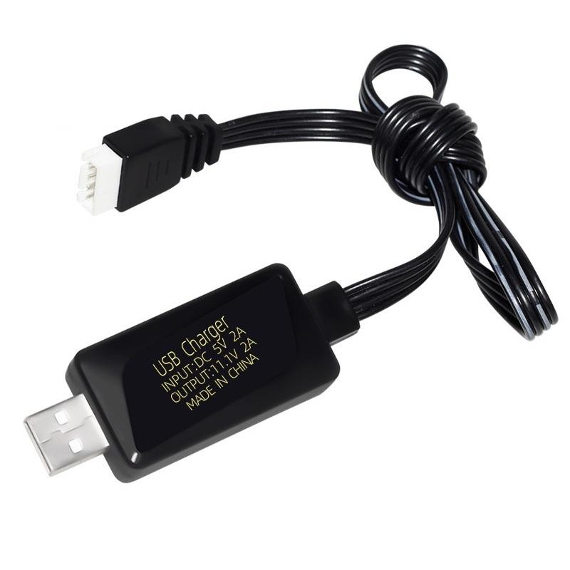 Smart USB Lithium Battery Charger Cable with LED Indicator Fast Safe Charging