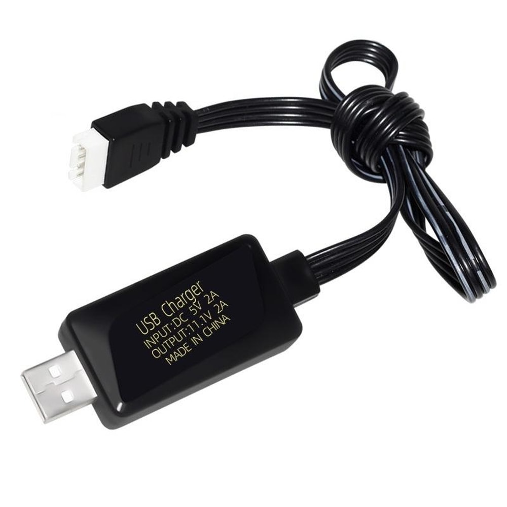 Smart USB Lithium Battery Charger Cable with LED Indicator Fast Safe Charging