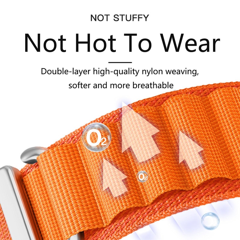 Garmin 22mm Quick Release Nylon Watch Band Adjustable Sport Strap For Fenix Forerunner 6