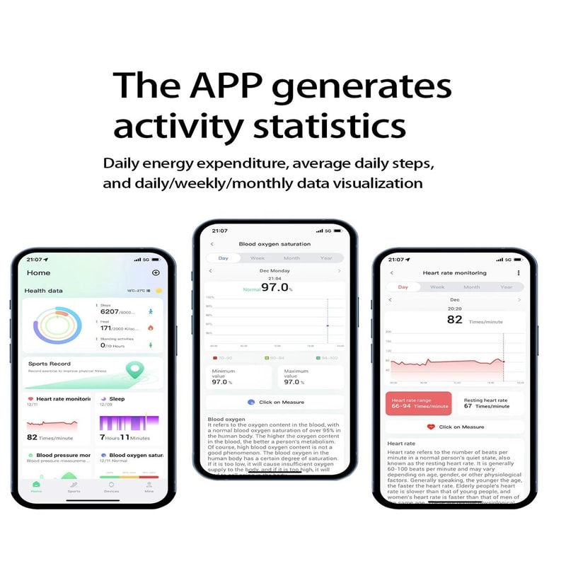 Smart Fitness Ring Health Tracker with Heart Rate Sleep Monitoring and Multi Sport Modes
