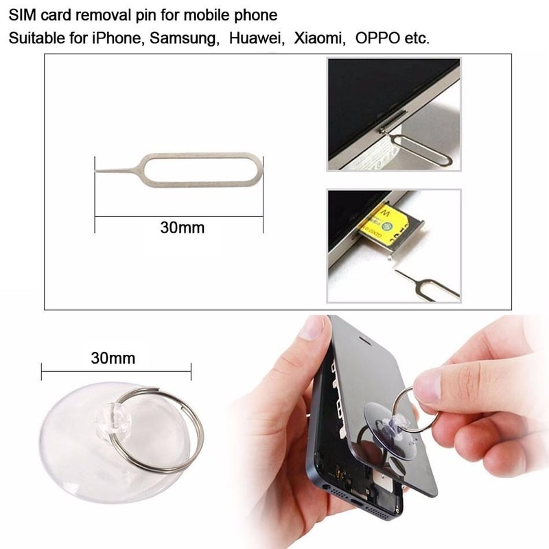 Precision Phone Repair Tool Kit with mobile repair screwdriver set and SIM Eject Pin