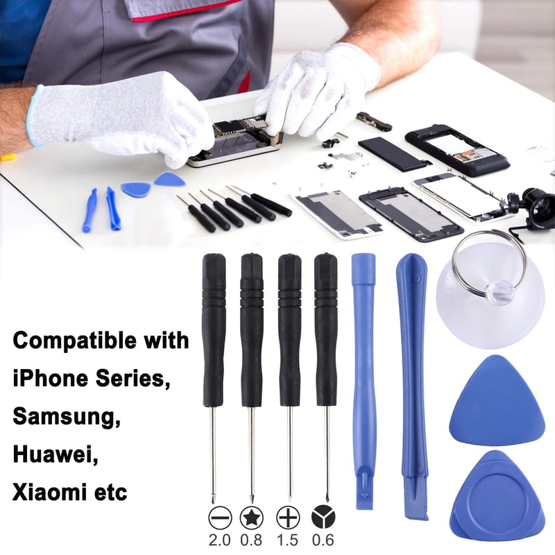 Precision Phone Repair Tool Kit with mobile repair screwdriver set and SIM Eject Pin