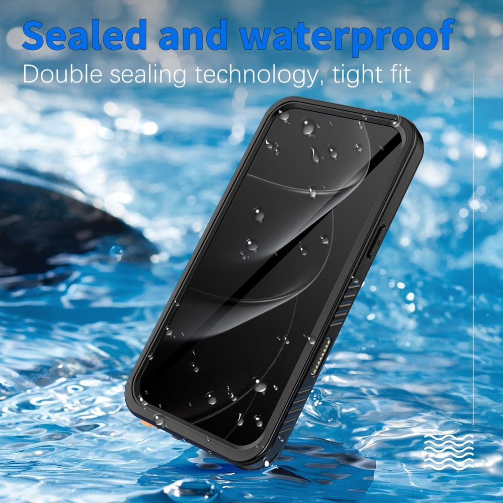 Red Pepper Waterproof IPhone Case IP68 Shockproof Full Body Cover 3