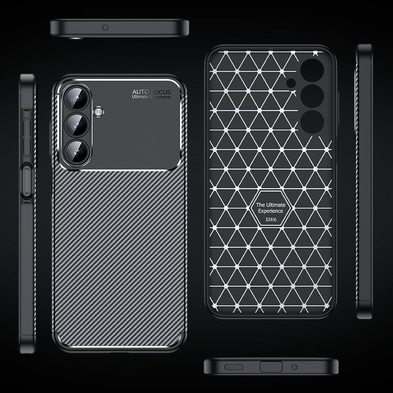 Samsung Galaxy carbon fiber phone case, Shockproof Slim TPU Protective Cover