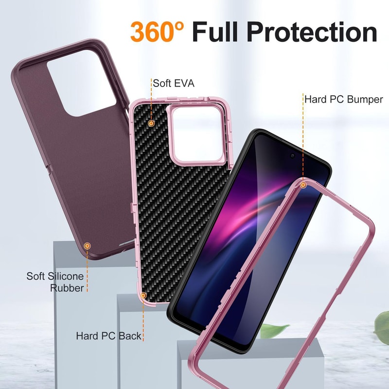Motorola Moto Life Waterproof Rugged Phone Case Shockproof Protective Cover