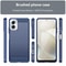 Motorola Moto G Power carbon fiber phone case slim shockproof TPU case with brushed grip design