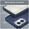 Motorola Moto G Power carbon fiber phone case slim shockproof TPU case with brushed grip design