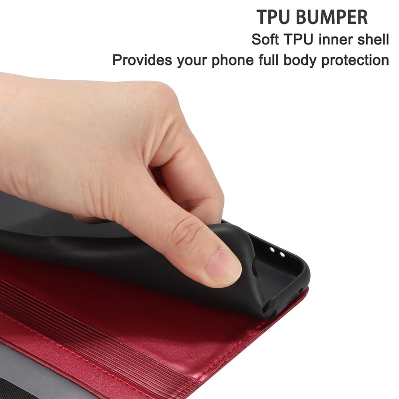 Cute Cat Embossed Wallet Phone Case for Samsung Galaxy with Card Holder and Lanyard