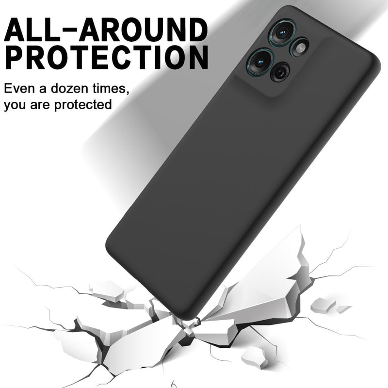 Motorola Moto G liquid silicone phone case with full coverage protection and shockproof slim design