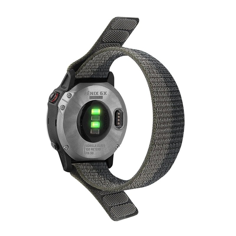 Garmin Fenix Nylon Loop Strap Adjustable Breathable Sport Watch Band 1