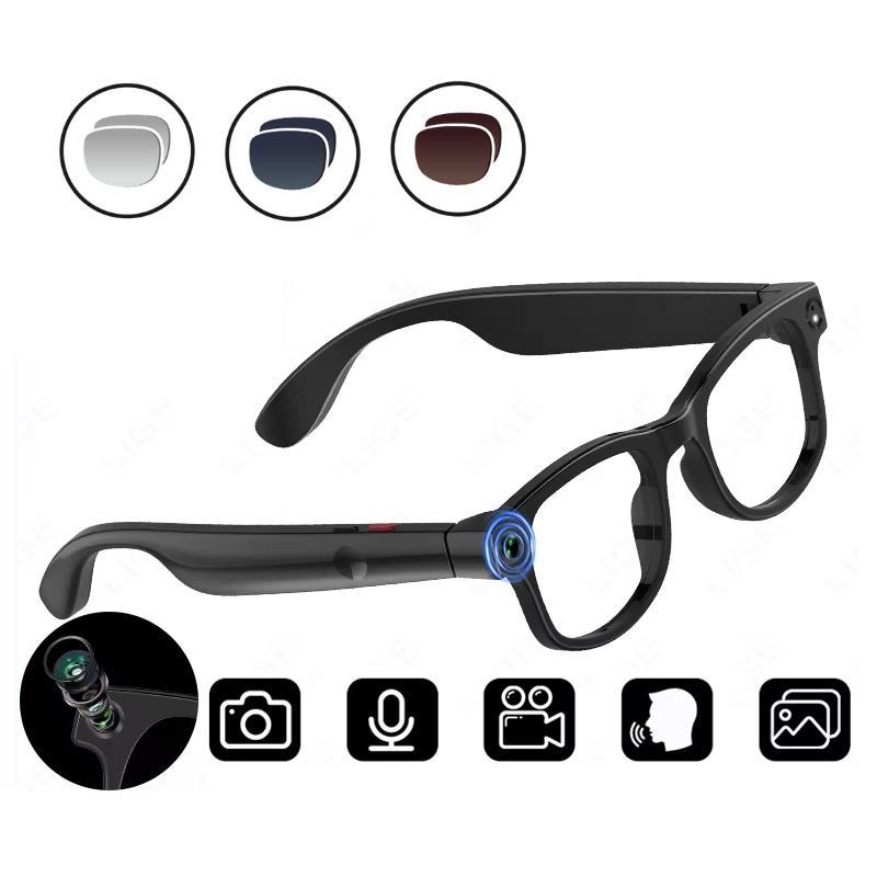 AI Smart Glasses With Camera RealTime Translation 1080P Video Bluetooth Eyewear 1