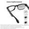 AI Smart Glasses With Camera RealTime Translation 1080P Video Bluetooth Eyewear 5