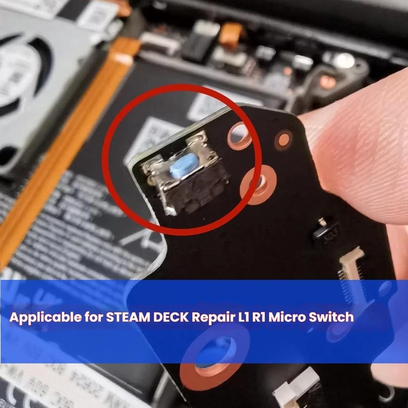 Steam Deck Shoulder Button Microswitch Replacement Kit For Precise Gaming Control 2
