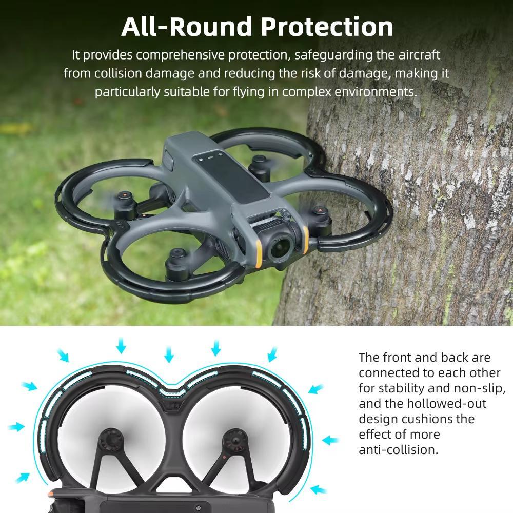 DJI Avata 2 Propeller Guard Ring TPU Bumper Lightweight Full Protection Frame 8
