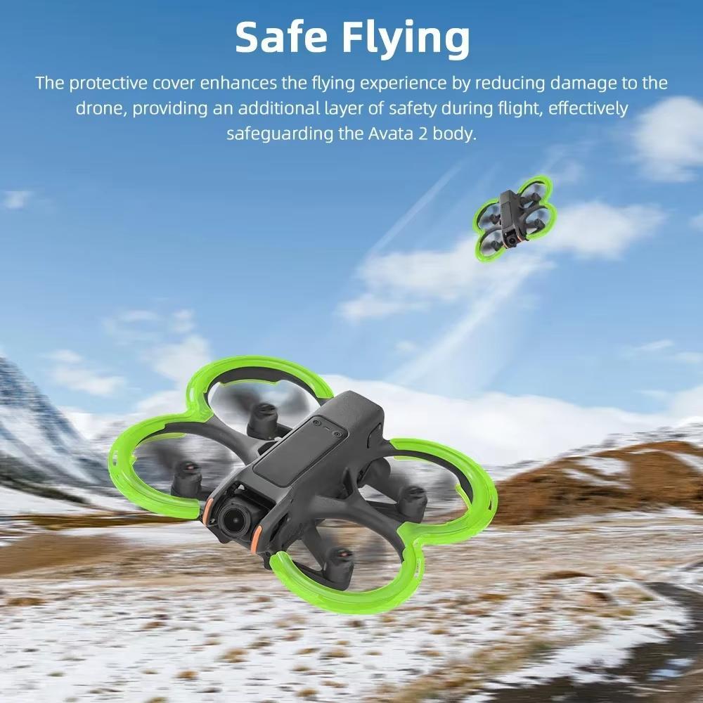 DJI Avata 2 Propeller Guard Ring TPU Bumper Lightweight Full Protection Frame 5