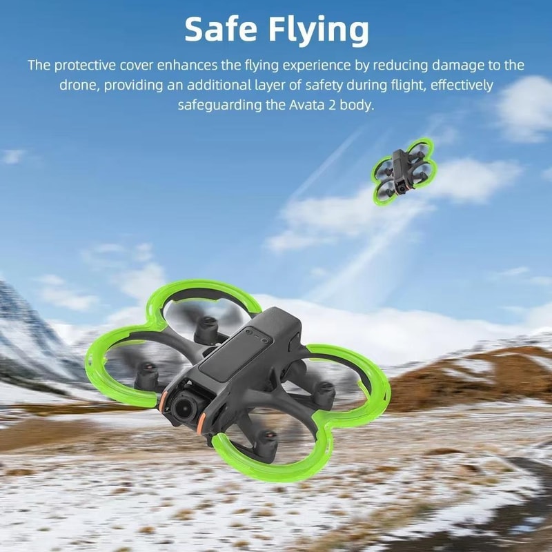 DJI Avata 2 Propeller Guard Ring TPU Bumper Lightweight Full Protection Frame 5