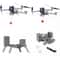 DJI Air 3 Airdrop System Rechargeable Drone Payload Release Kit Load 5