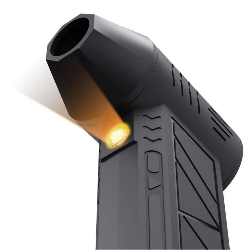 Portable High Speed Air Duster Turbo Fan with Rechargeable Battery & LED Light