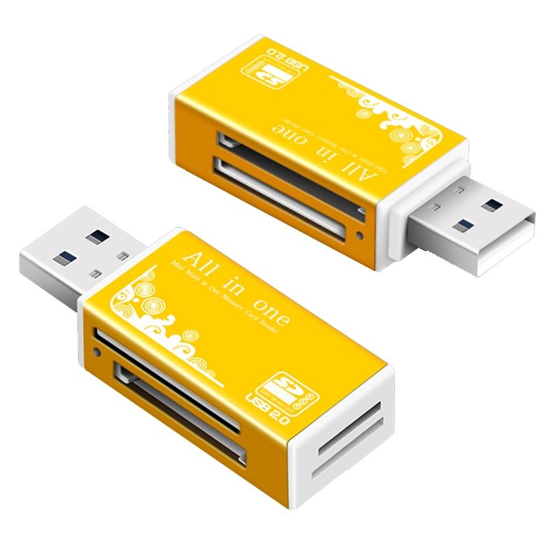 Allin1 USB Memory Card Reader For SD Micro SD MS Pro Duo High Speed Adapter 1