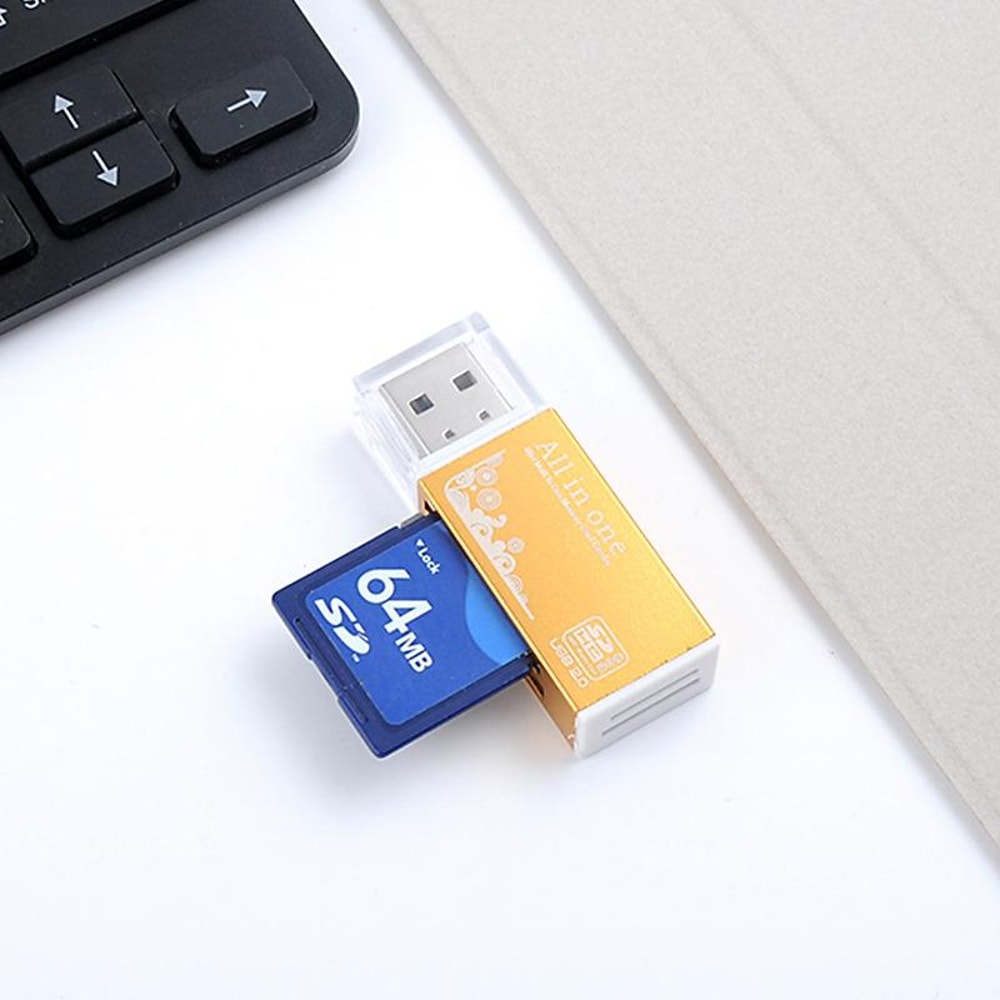 Allin1 USB Memory Card Reader For SD Micro SD MS Pro Duo High Speed Adapter 3