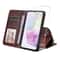 Samsung Galaxy Leather Wallet Case with Card Holder, Stand & Screen Protector