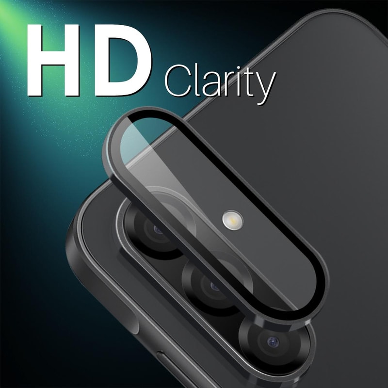 Samsung Galaxy Camera Lens Protector Ring With Tempered Glass HD Shield 1