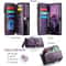 Samsung Wallet Case RFID Leather Card Holder Crossbody Zipper Phone Case 1