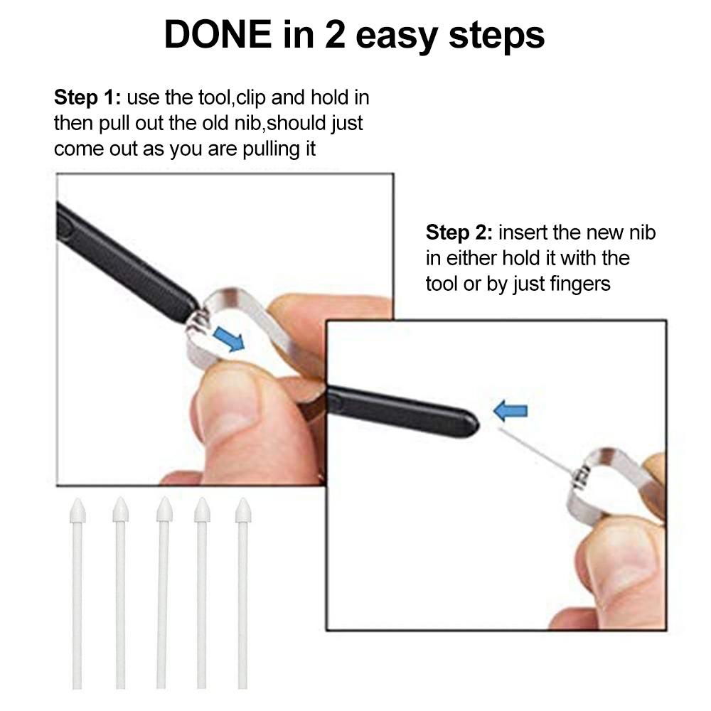 6in1 Samsung S Pen Replacement Tips Kit High Precision Stylus Pen Nibs For Galaxy Tab Note 3