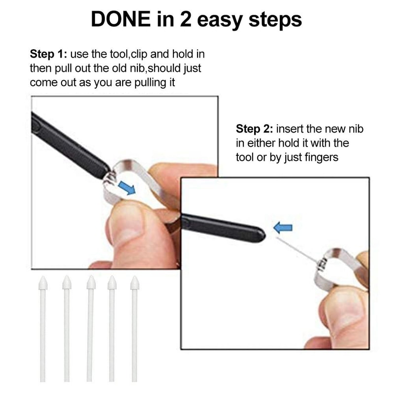 6in1 Samsung S Pen Replacement Tips Kit High Precision Stylus Pen Nibs For Galaxy Tab Note 3