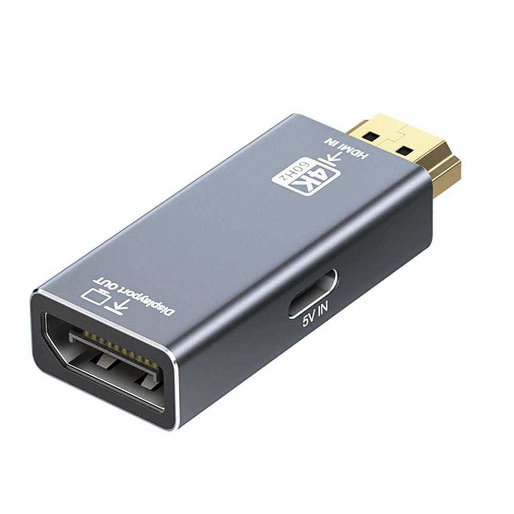 4K HDMI to DisplayPort Adapter 60Hz High Speed Converter for Ultra HD Displays