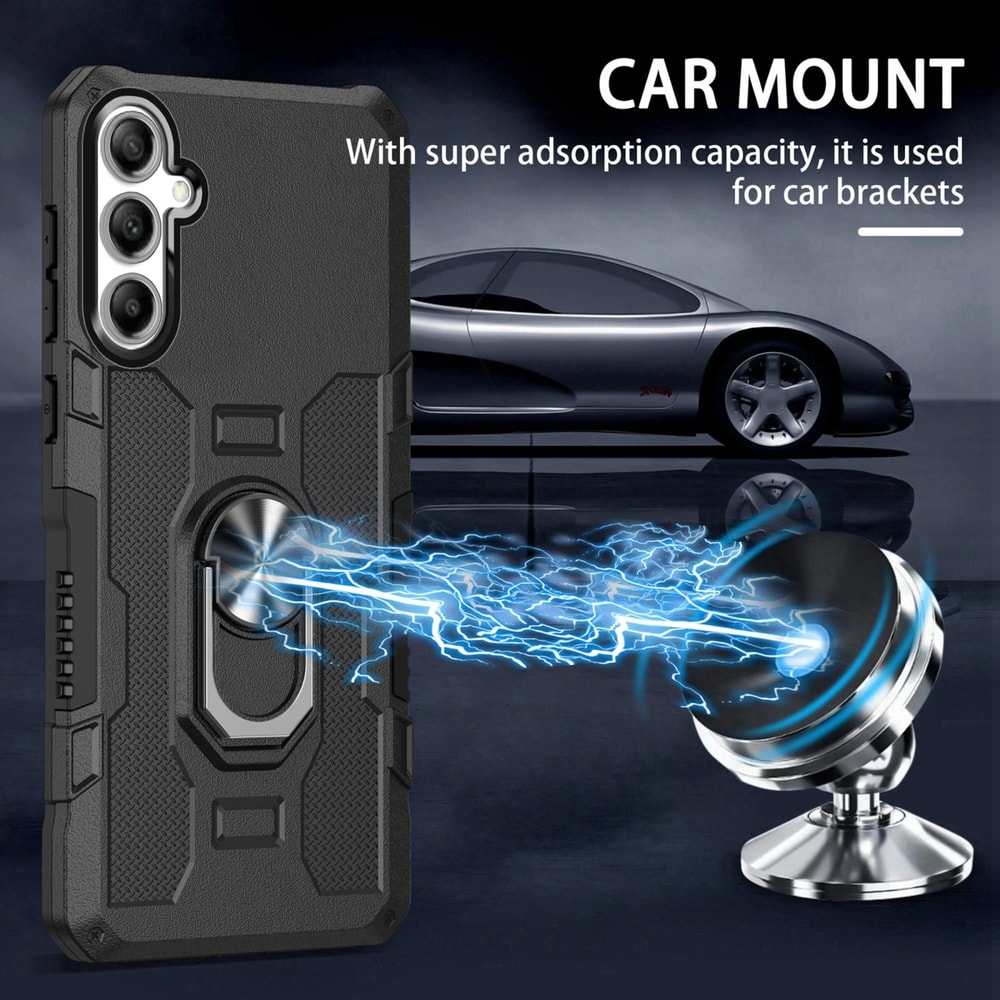 For Samsung Galaxy Ring Holder Armor Hybrid Phone Case 3
