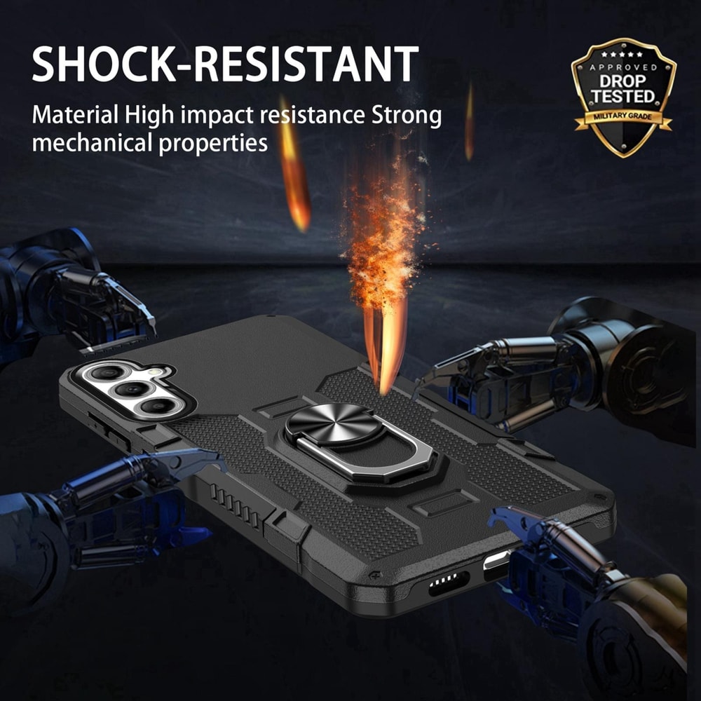 For Samsung Galaxy Ring Holder Armor Hybrid Phone Case 5