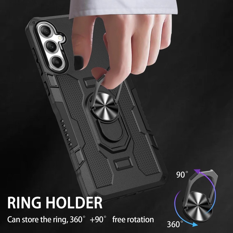 For Samsung Galaxy Ring Holder Armor Hybrid Phone Case 6