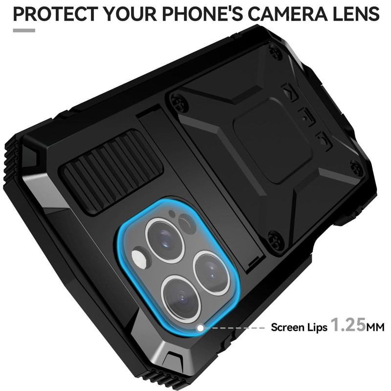 RJUST Rugged Waterproof Shockproof Case For IPhone Max Dustproof Heavy Duty Protection 3