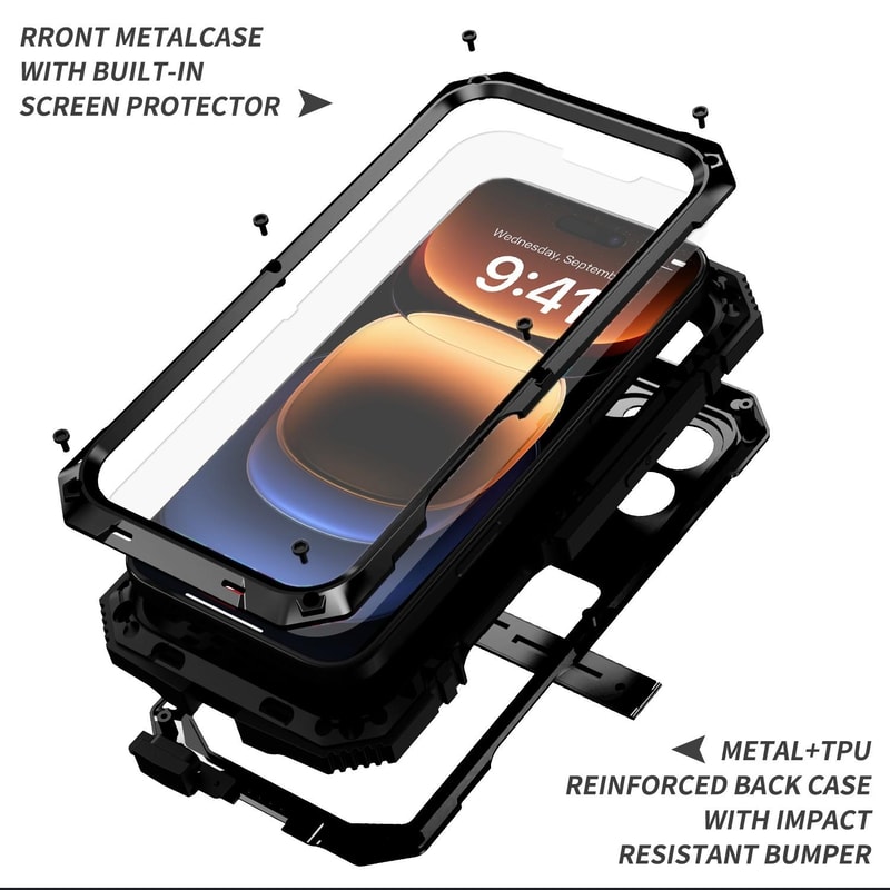 RJUST Rugged Waterproof Shockproof Case For IPhone Max Dustproof Heavy Duty Protection 5