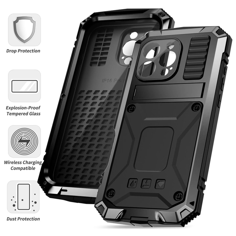 RJUST Rugged Waterproof Shockproof Case For IPhone Max Dustproof Heavy Duty Protection 9