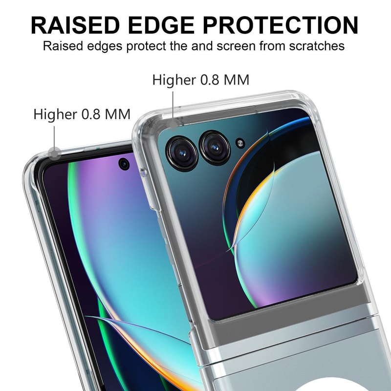 Motorola Razr MagSafe Case Clear Scratchproof Slim Protective Cover 9