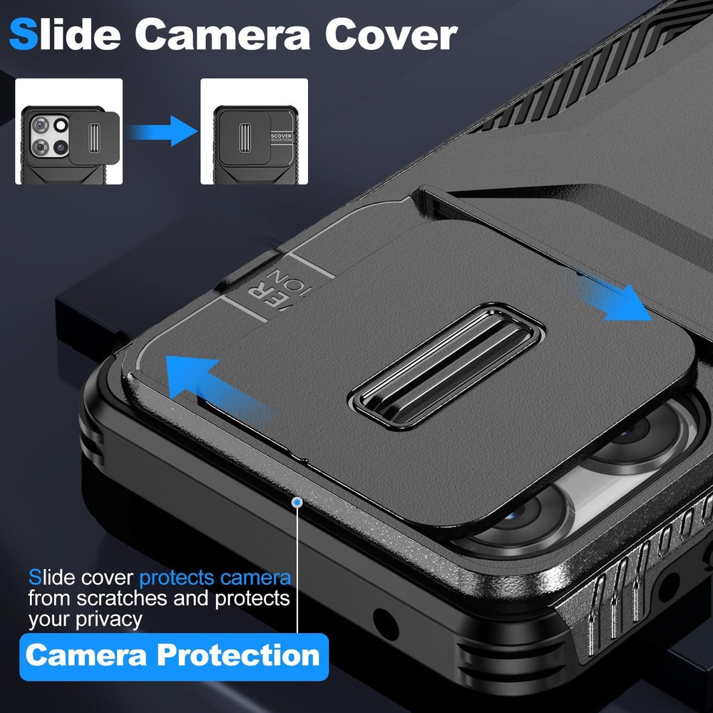 Sliding Camshield Shockproof Phone Case For Motorola Moto G Stylus With Camera Cover Protection 3