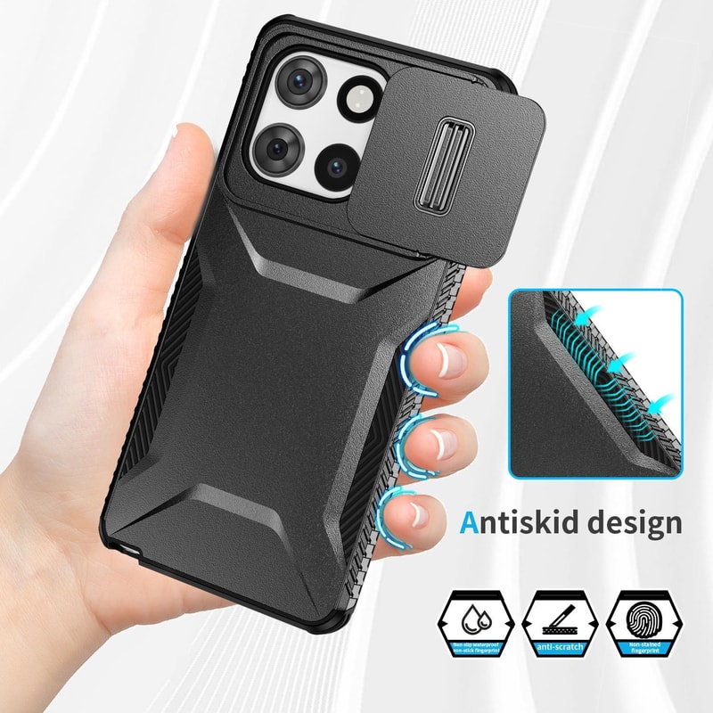 Sliding Camshield Shockproof Phone Case For Motorola Moto G Stylus With Camera Cover Protection 5