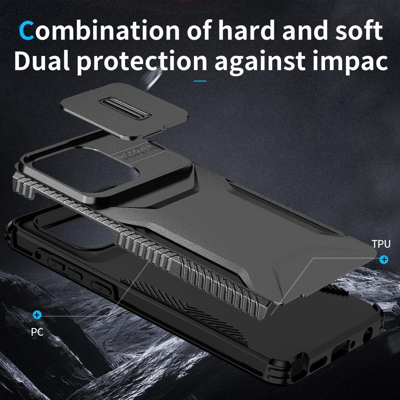 Sliding Camshield Shockproof Phone Case For Motorola Moto G Stylus With Camera Cover Protection 9