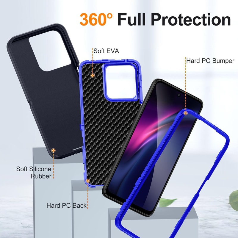 Motorola Moto Life Waterproof Phone Case Rugged Shockproof Protective Cover 3