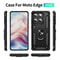 Motorola Edge Shockproof TPU PC Case With Ring Holder Kickstand Protective Cover 1