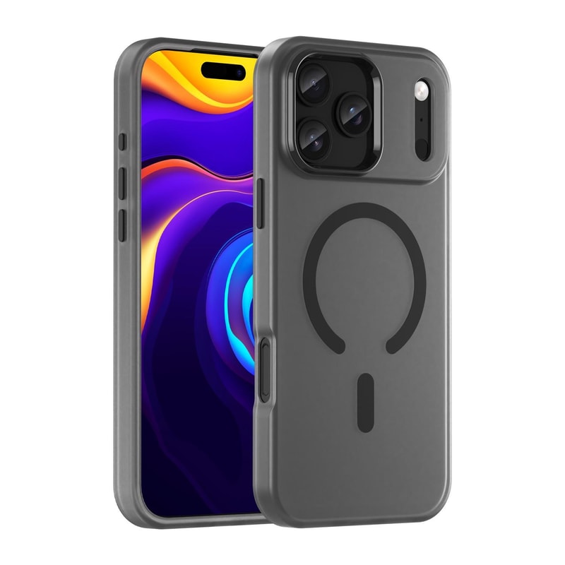 For IPhone MagSafe Frosted Translucent TPU PC Full Coverage Phone Case 0