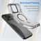 For IPhone MagSafe Frosted Translucent TPU PC Full Coverage Phone Case 2