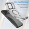 For IPhone MagSafe Frosted Translucent TPU PC Full Coverage Phone Case 2